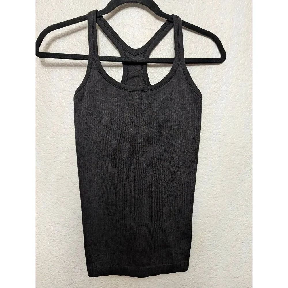 Lululemon tank top very dark gray color